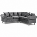 Kashmir Plush Fabric Sofa