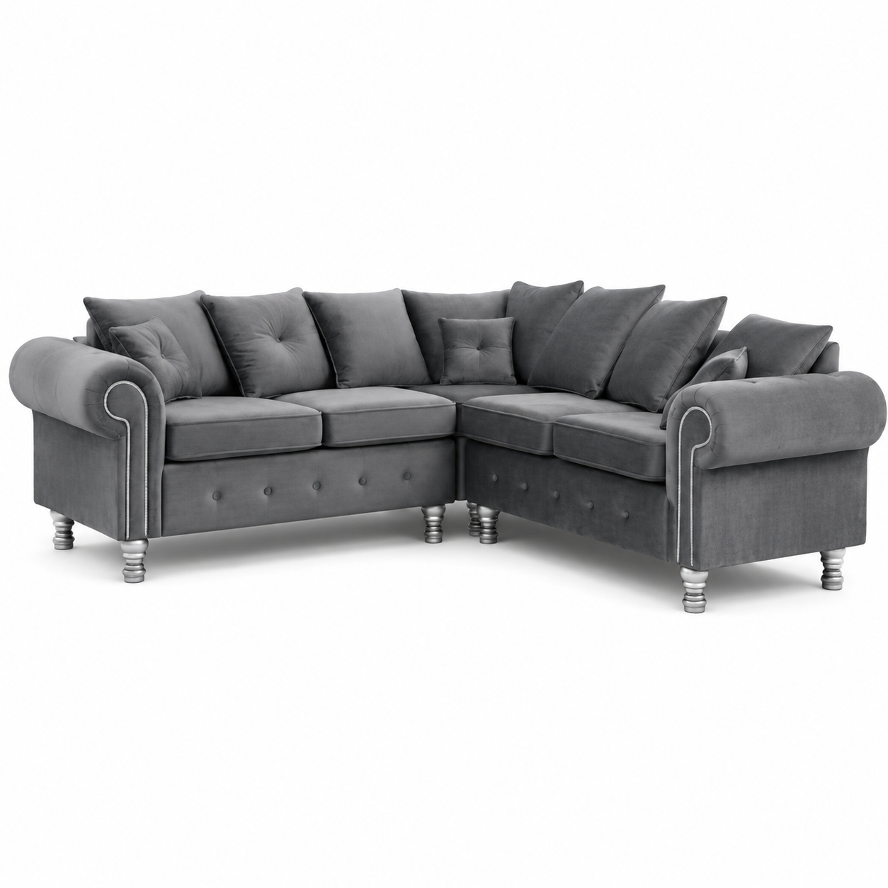 Kashmir Plush Fabric Sofa