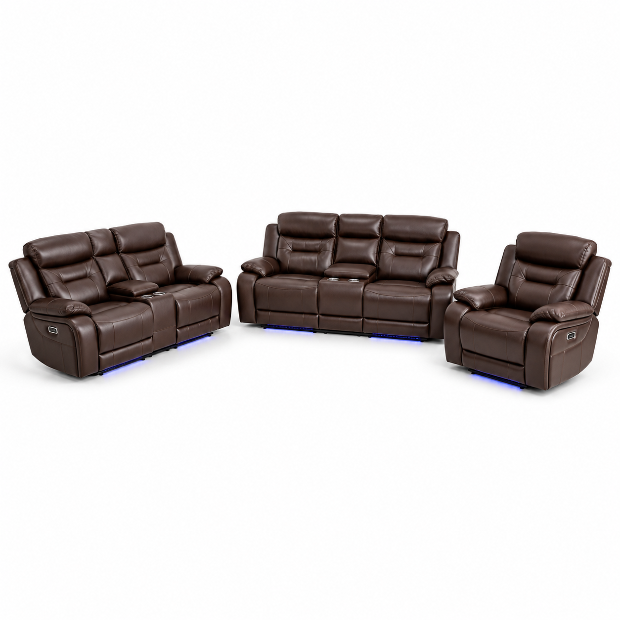 Savilla Leather Suite