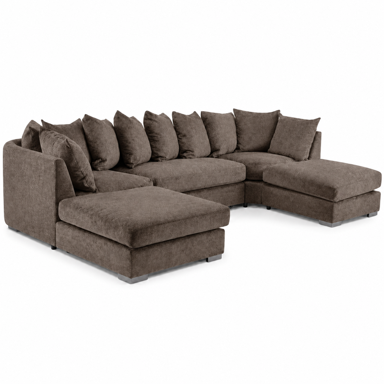 Zeus U Shape Sofa Truffle
