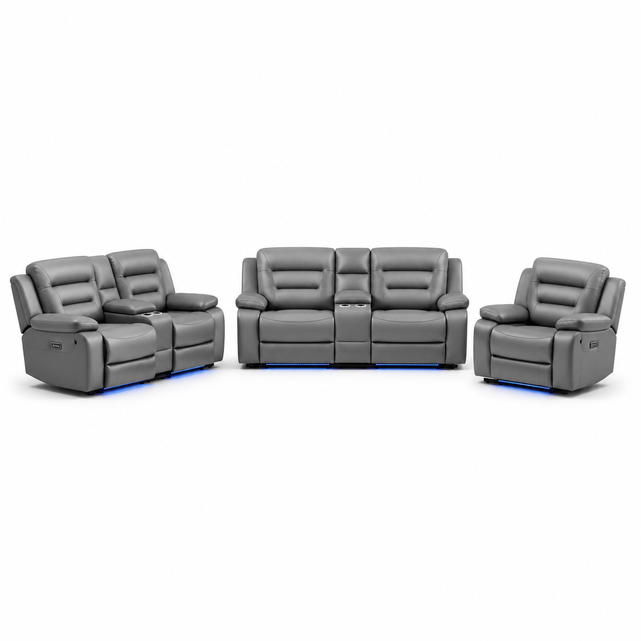 Savilla Leather Suite