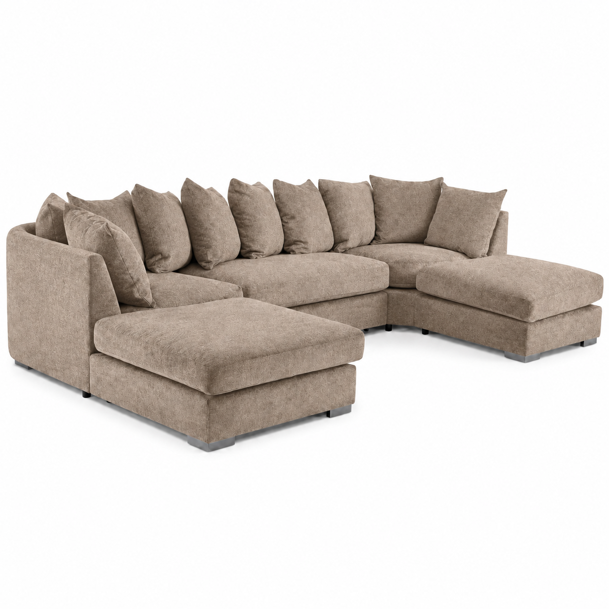 Zeus U Shape Sofa Mink