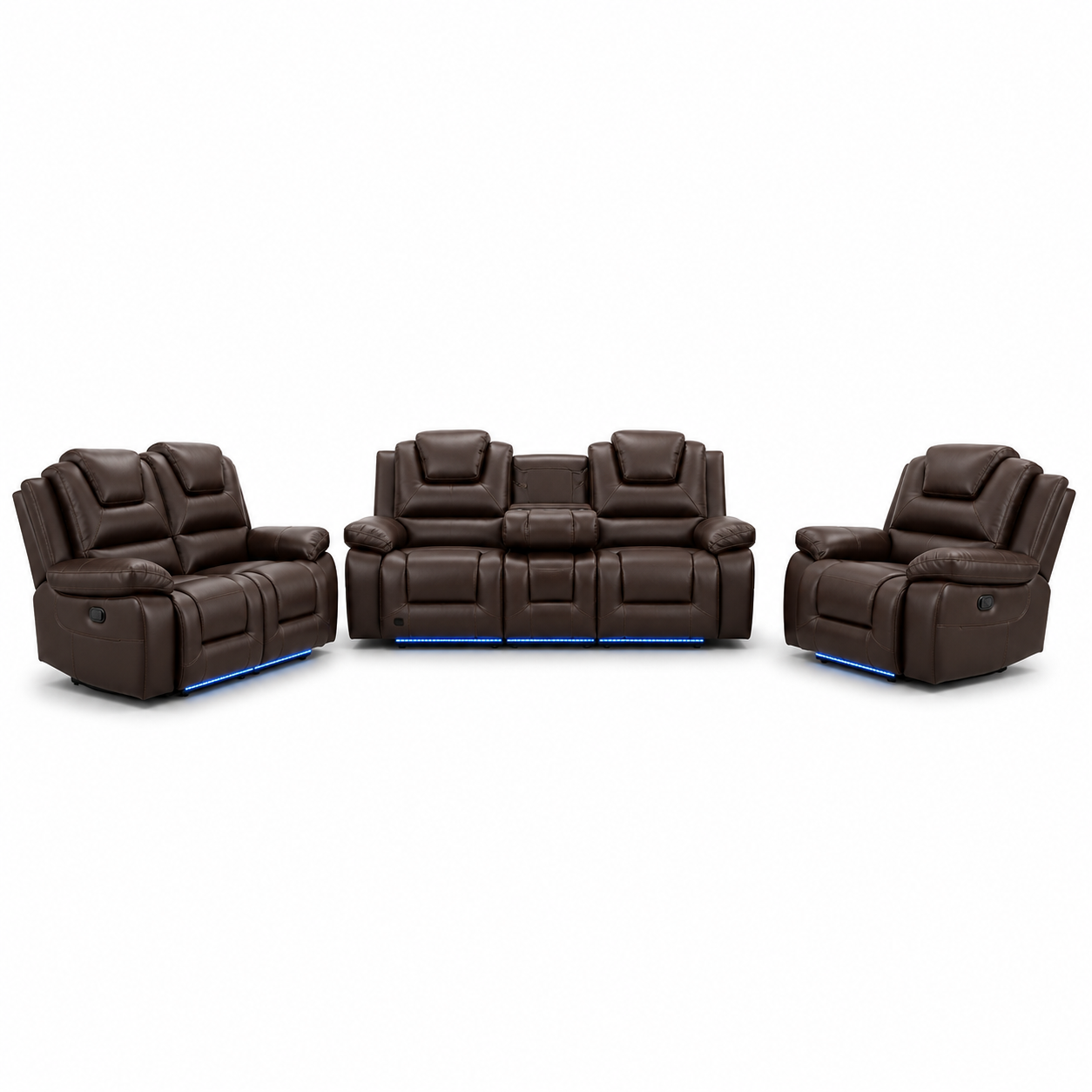 Oxford Electric Leather Suite