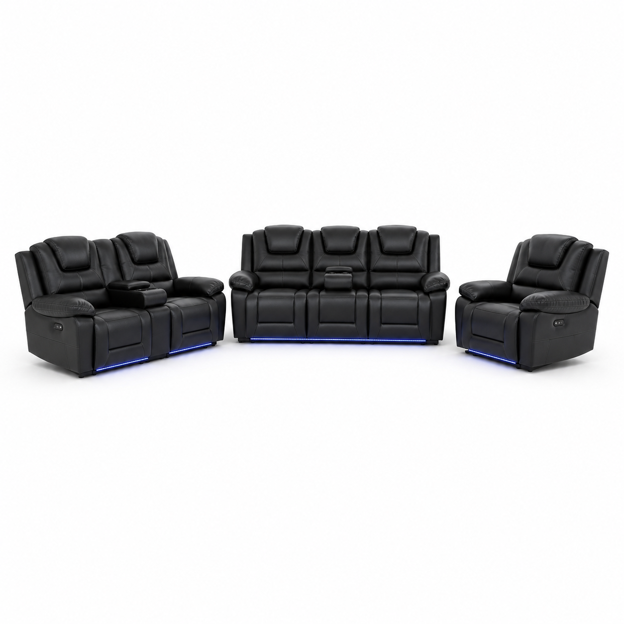 Oxford Electric Leather Suite