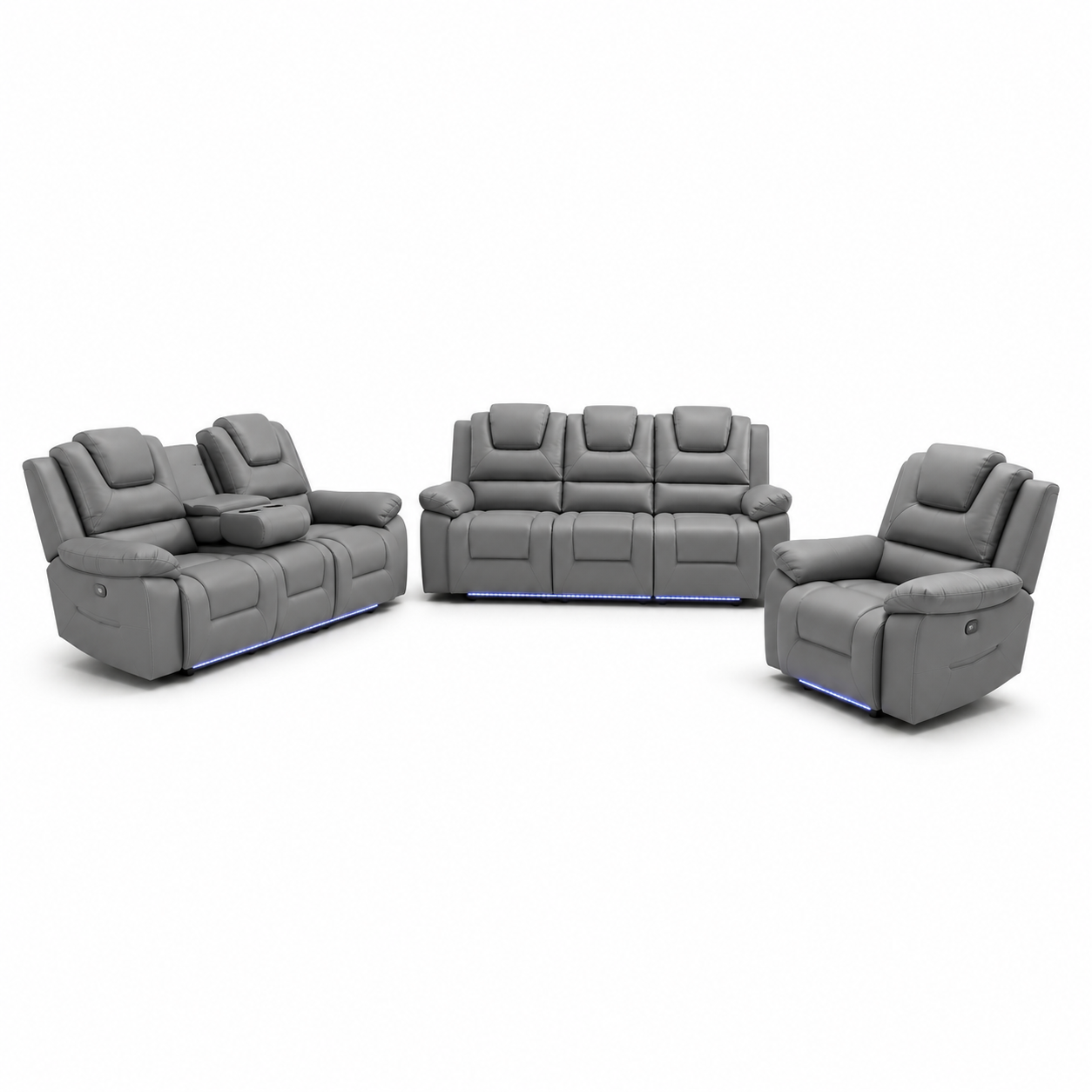 Oxford Electric Leather Suite